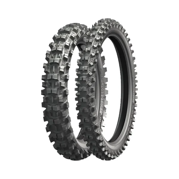 Комплект гуми Michelin Starcross 5 Soft | Предна гума Starcross 5 Soft 70/100-19 42M F TT | Задна гума Starcross 5 Soft 90/100-14 M/C 49M R TT