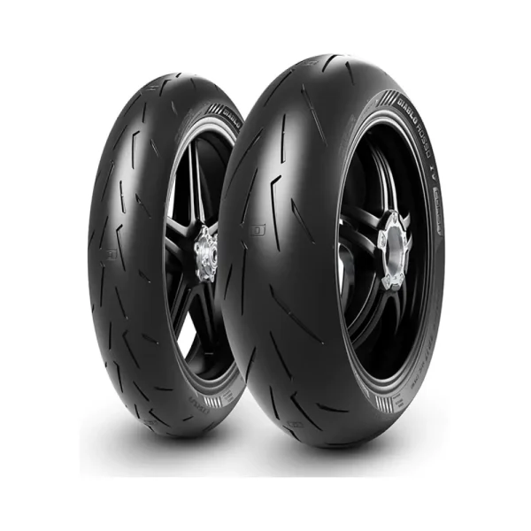 Комплект гуми Pirelli Diablo Rosso IV Corsa | Предна гума Diablo Rosso IV Corsa 120/70 ZR 17 M/C TL (58W) F | Задна гума Diablo Rosso IV Corsa 200/60 ZR 17 M/C TL 80W