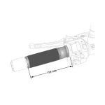 Дръжки Hi-Tech Racing 119 mm Black - Image 3