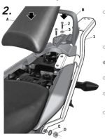Монтажен комплект за куфари SHAD TOP MASTER HONDA CBF 125´09 - Image 2