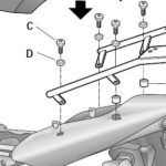 Монтажен комплект за куфари SHAD TOP MASTER YAMAHA FAZER 1000 01