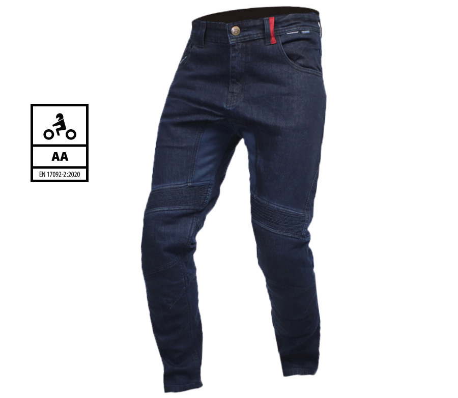 stradamen-1-1716793942.jpg Мото дънки Trilobite Strada DARK BLUE AA slim - Image 1